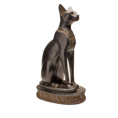 Ägyptische Bastet-Katzenstatue, groß, Schwarz, Hergestellt in Ägypten