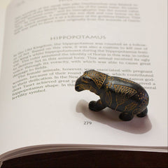 Tiny Hippo Figurine - Egyptian Goddess Taweret - Made in Egypt