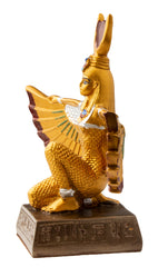 GOLDEN WINGED ISIS STATUE - 6"