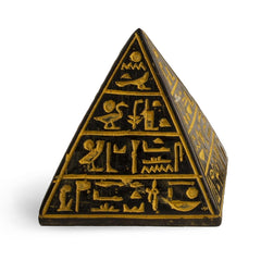 Egyptian Pyramid Statue Antique Gold - Made in Egypt