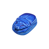 Egyptian Blue Scarab Bead - Extra Large Lapis - Made in Egypt