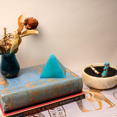 Egyptian Alabaster Pyramid - Made in Egypt