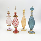 Egyptian Perfume Bottle Arabic Etched Assorted - Made in Egypt
