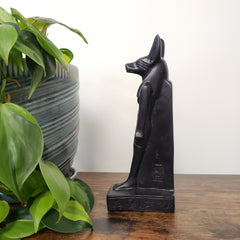 Egyptian God Anubis Statue Black - Made in Egypt