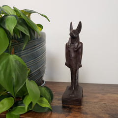 Egyptian God Anubis Statue Brown - Made in Egypt