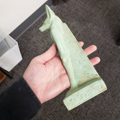Egyptian God Anubis Statue Patina - Made in Egypt