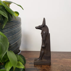 Egyptian God Anubis Statue Black - Made in Egypt