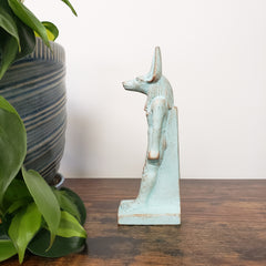 Egyptian God Anubis Statue Patina - Made in Egypt