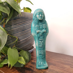Egyptian Ushabti Amen-em-ipet Statue Green - Made in Egypt