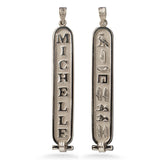 PERSONALIZED DOUBLE SIDED CARTOUCHE (GOLD AND SILVER)