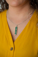 Personalized GEMSTONE Cartouche Pendant - Made in Egypt