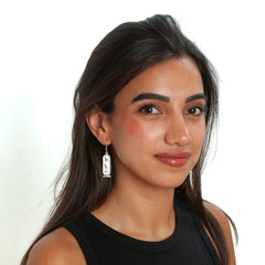 Personalized Egyptian Cartouche Earrings - Sterling Silver- Made in Egypt