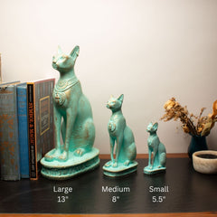 Bastet Cat Statues - Egyptian Goddess - Multiple Colors and Sizes