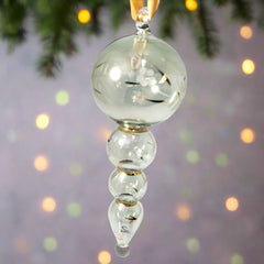Egyptian Handblown Green Glass Ornament - Made in Egypt