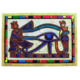 Ägyptisches Udjat-Auge-Puzzle - Kunst des alten Ägypten - Hergestellt in Ägypten