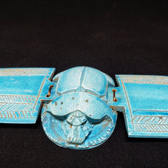 Egyptian Winged Scarab Amulet Collectible- Made in Egypt