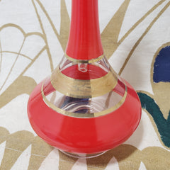 Egyptian Glass Genie Bottle - Red - Made in Egypt