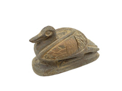 Ägyptische Entenstatue aus Speckstein – Hergestellt in Ägypten
