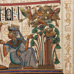 Egyptian King Tut Papyrus Painting - Made in Egypt