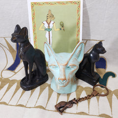Bastet Cat Gift Set - Egyptian Goddess - Made in Egypt