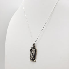Egyptian King Tut Cartouche Necklace - Ancient Egypt Tutankhamun Pendant- Made in Egypt