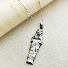 Egyptian Mummy Statement Necklace - Made in Egypt - Sarcophagus