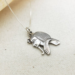 Egyptian Silver King Tut Necklace- Made in Egypt