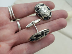 Egyptian Scarab Cufflinks- Made in Egypt