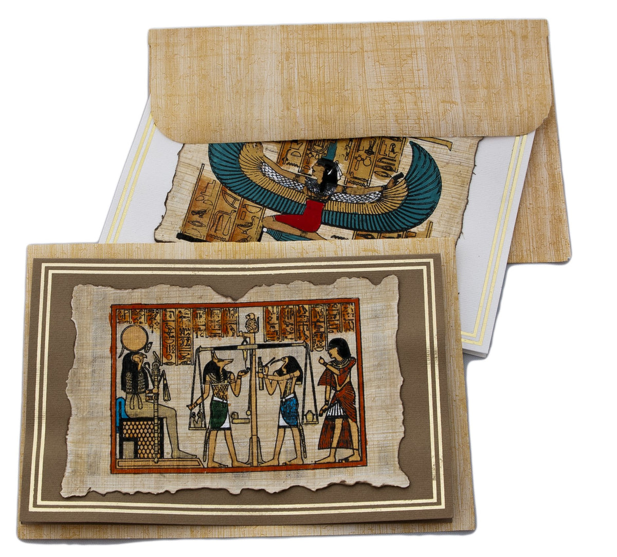 Papyrus Note Card Assorted Designs 5 x 7" Discoveries Egyptian