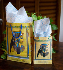PAPER GIFT BAGS - ASSORTED EGYPTIAN DESIGNS - 1PCS