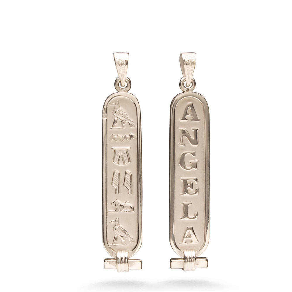 Personalized DOUBLE SIDED Cartouche (Gold and Silver)