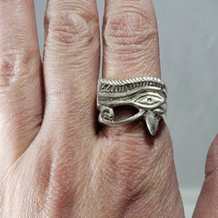 Egyptian Eye of Horus Ring- Made in Egypt