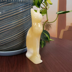 Bastet Cat Alabaster Statue - Made In Egypt