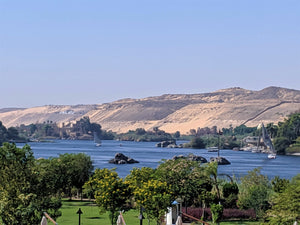 EGYPT TRAVEL: ARRIVING IN ASWAN FROM THE NILE