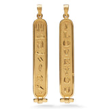 Personalized DOUBLE SIDED Cartouche (Gold or Silver)