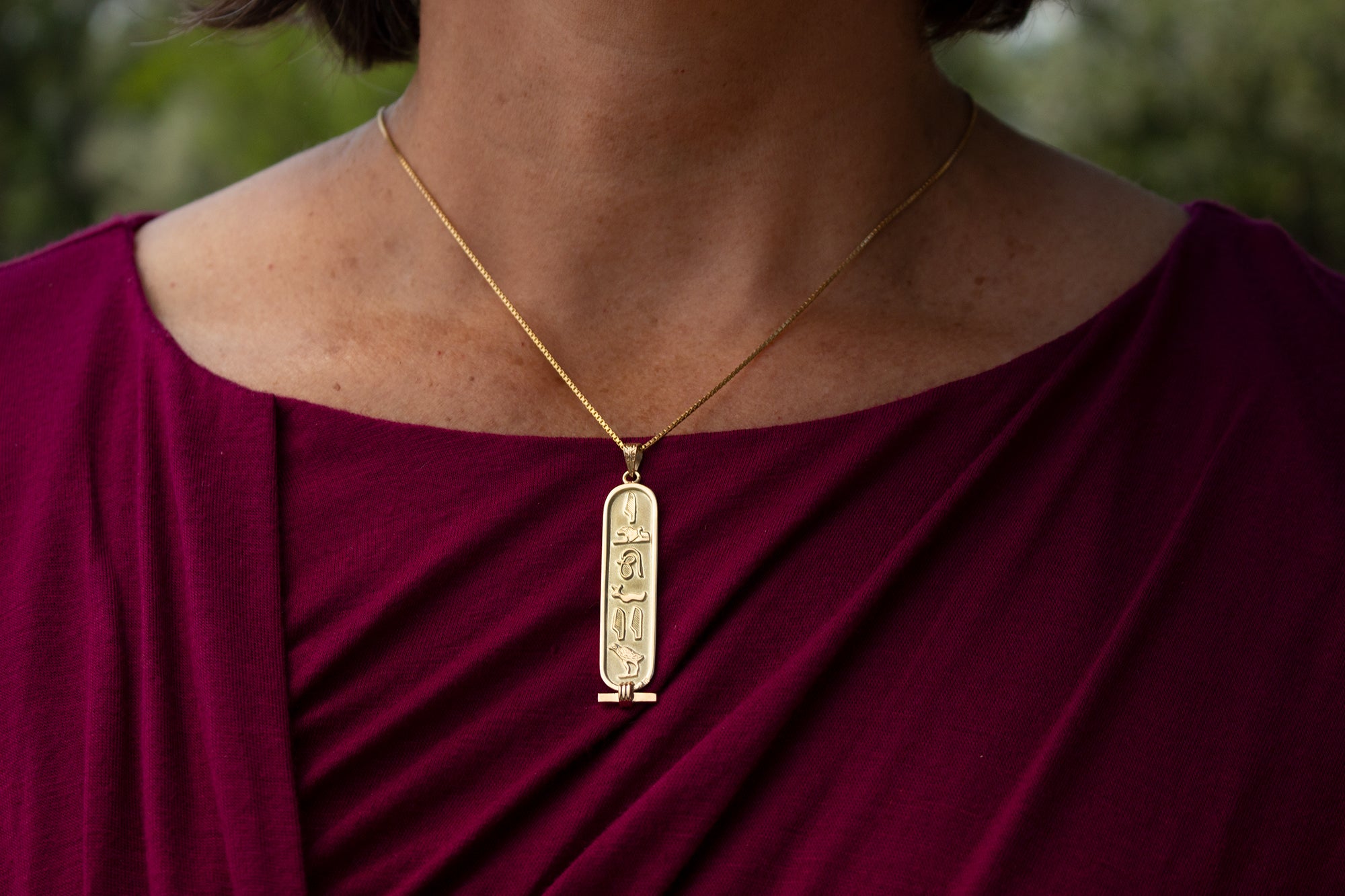 Traditional Personalized Cartouches - Gold and Silver Options