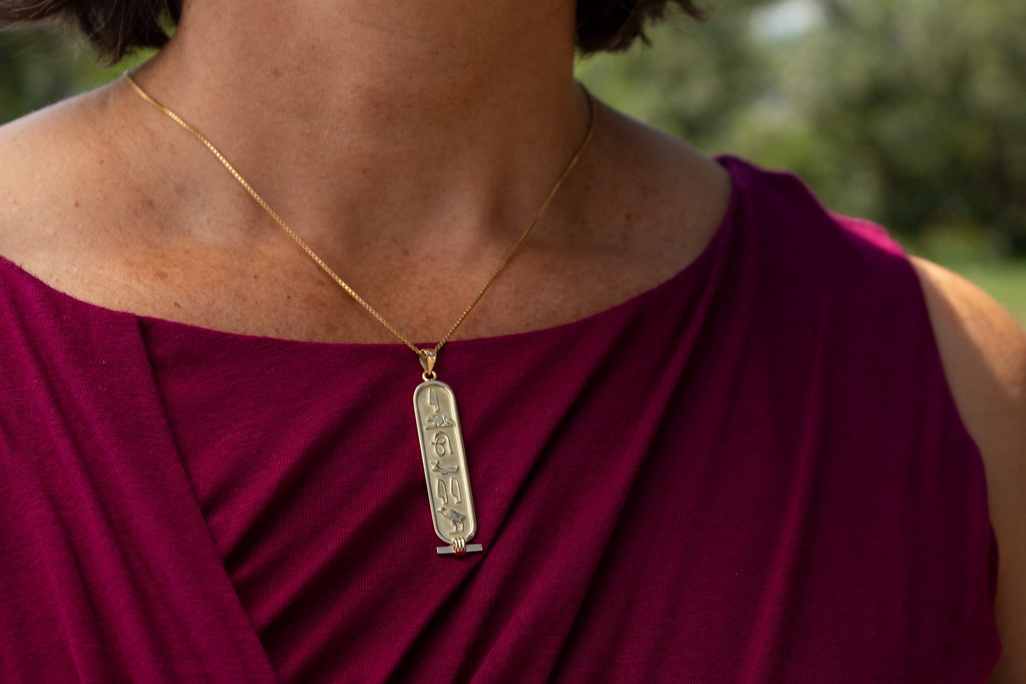 Traditional Personalized Cartouches - Gold and Silver Options