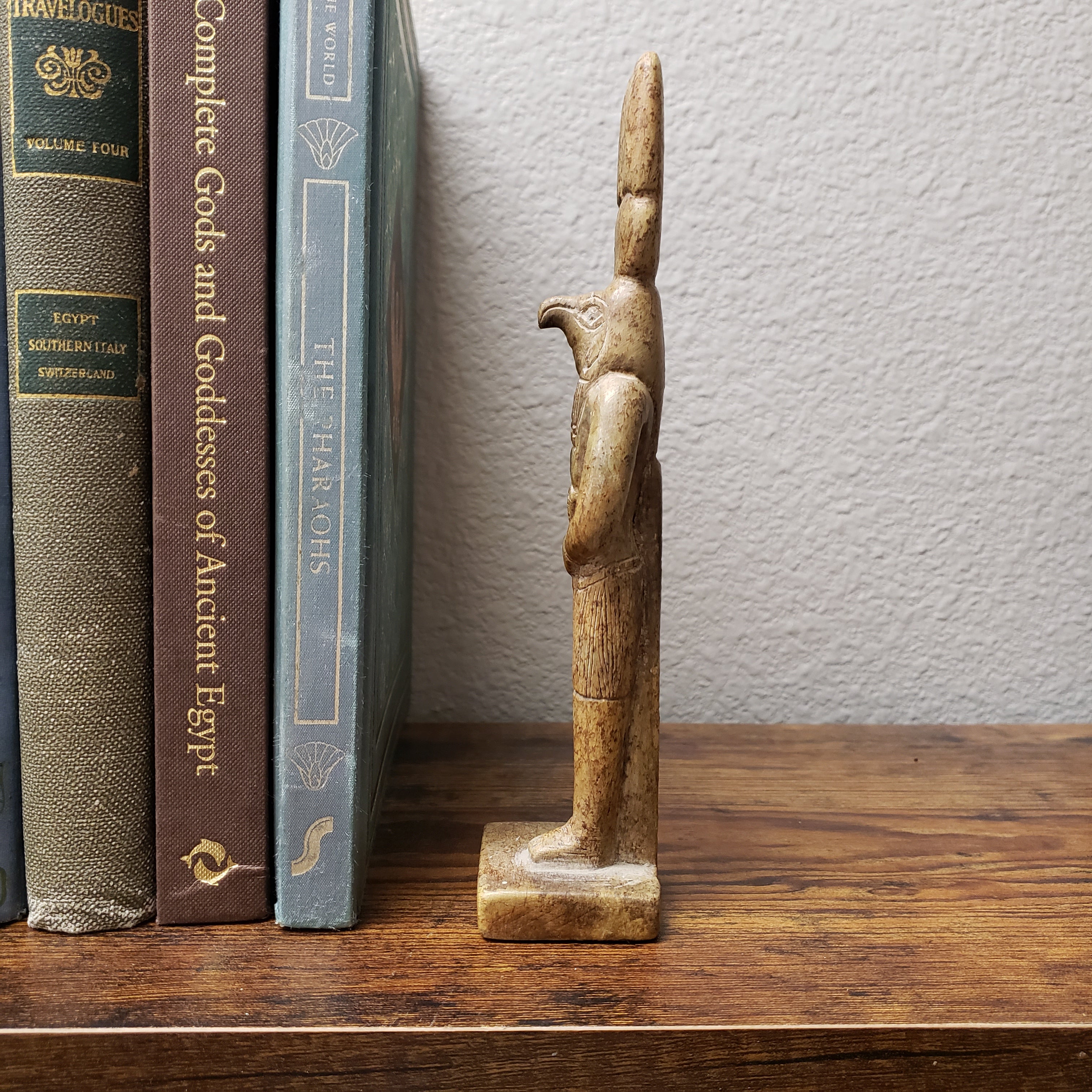 Egyptian God Montu Falcon Statue - Made in Egypt