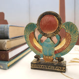 Winged Scarab Double-Sided Statue - Made in Egypt - Egyptian God