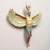 Egyptian Goddess Isis Statue/ Wall Hanging - Ancient Egypt Figurine- Made in Egypt