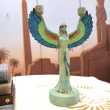 Egyptian Goddess Isis Candleholder Statue - Ancient Egypt Figurine- Made in Egypt