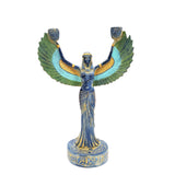 Egyptian Goddess Isis Candleholder Statue - Ancient Egypt Figurine- Made in Egypt