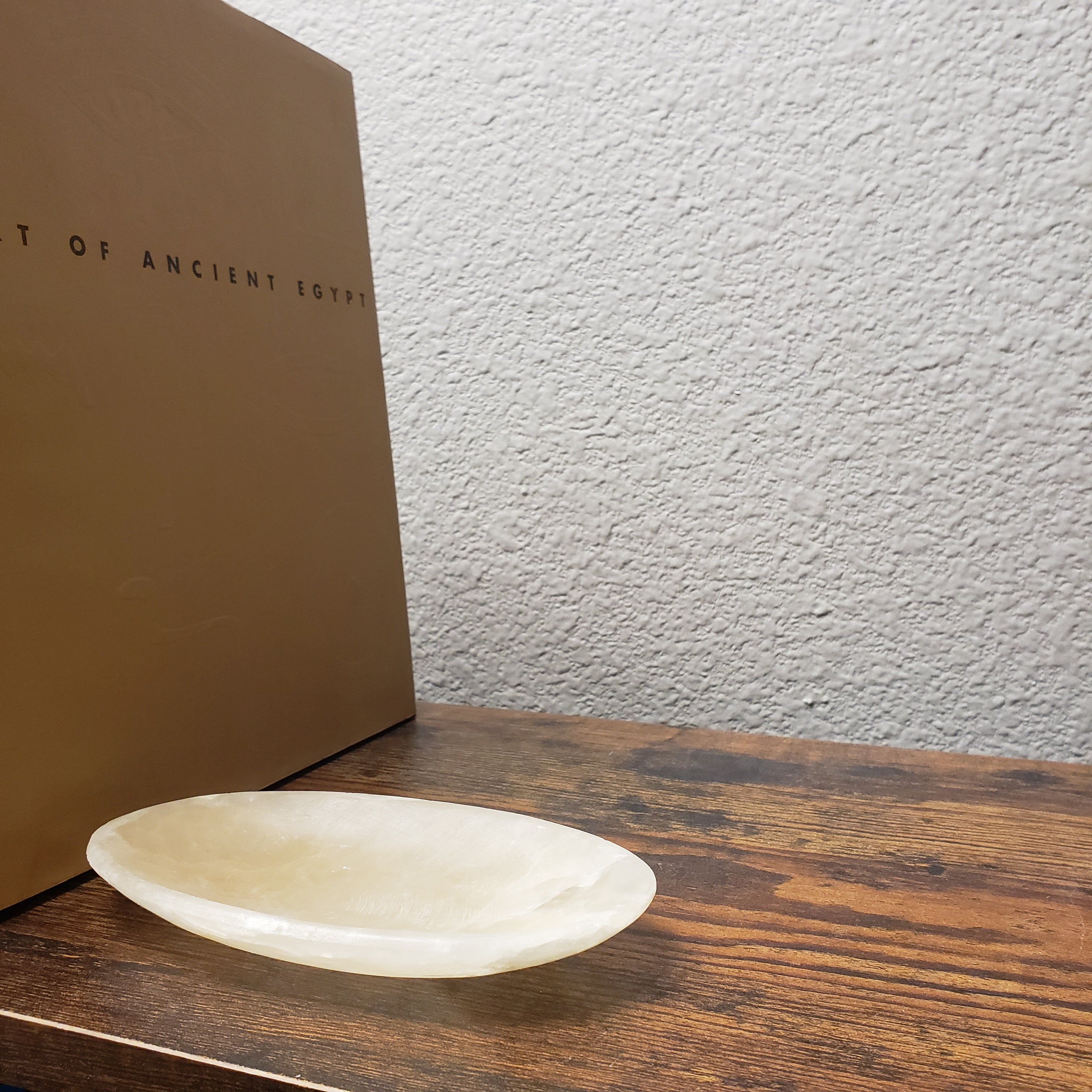 Egyptian Alabaster Dish - 5.5" - Made in Egypt