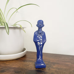 Ptah Statue Blue - Egyptian God - Made in Egypt