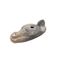 Egyptian goddess Hathor Oil Lamp on a white background
