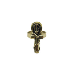 Egyptian Ankh Ring - Brass - Made in Egypt