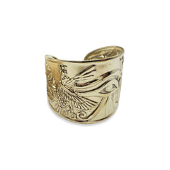 Egyptian Eye Brass Cuff Bracelet - Made in Egypt