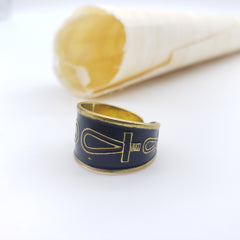 Egyptian Ankh Ring - Brass - Made in Egypt