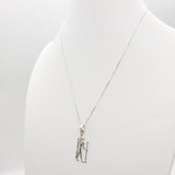 Egyptian God Anubis Pendant Necklace - Made in Egypt - Sterling Silver