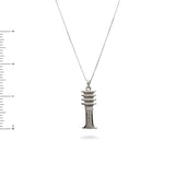 Egyptian Djed Pendant Sterling Silver - Made in Egypt